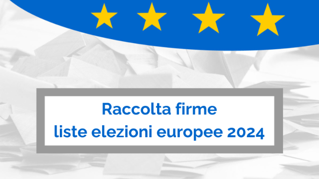 RACCOLTA FIRME LISTA INSIEME LIBERI – ELEZIONI EUROPEE 2024